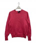 POLO RALPH LAURENポロ・ラルフローレン）の古着「ハイゲージニット」｜ピンク