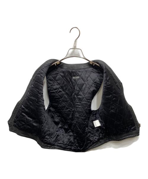 PAUL SMITH（ポールスミス）PAUL SMITH (ポールスミス) カウレザーベスト ブラック サイズ:FREEの古着・服飾アイテム