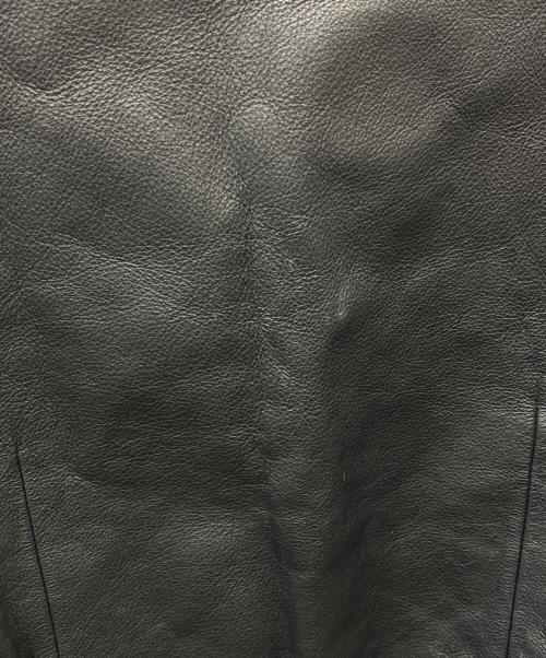 PAUL SMITH（ポールスミス）PAUL SMITH (ポールスミス) カウレザーベスト ブラック サイズ:FREEの古着・服飾アイテム