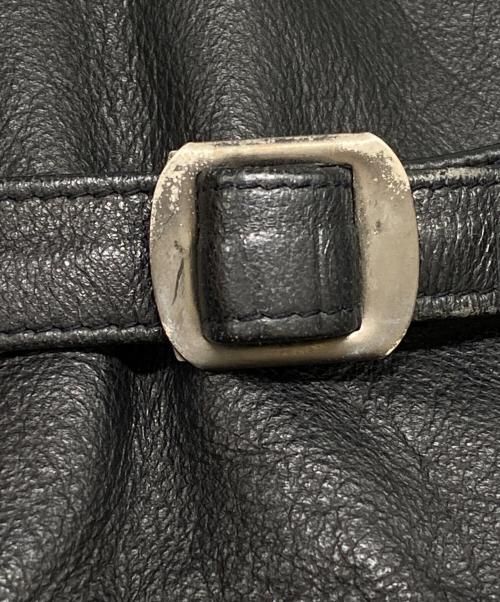 PAUL SMITH（ポールスミス）PAUL SMITH (ポールスミス) カウレザーベスト ブラック サイズ:FREEの古着・服飾アイテム