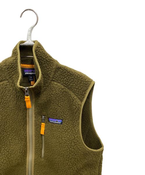 Patagonia（パタゴニア）Patagonia (パタゴニア) レトロ・パイル・ベスト カーキ サイズ:Mの古着・服飾アイテム