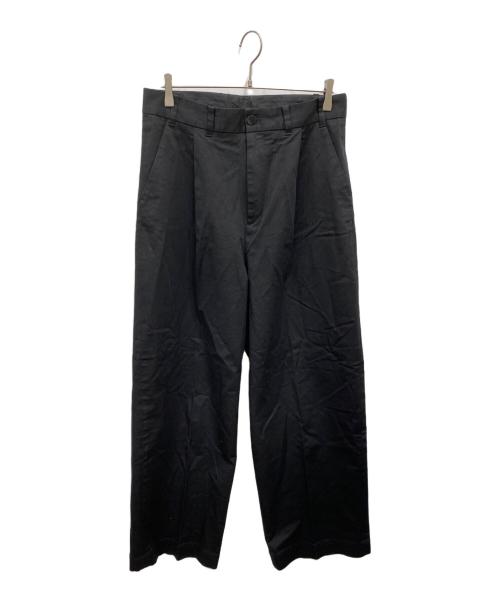 BEAMS Lights（ビームスライト）BEAMS Lights (ビームスライト) ディーププリーツ ワイドパンツ ブラック サイズ:Lの古着・服飾アイテム