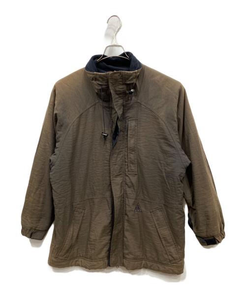NIKE ACG（ナイキエーシージー）NIKE ACG (ナイキエーシージー) ジップアップジャケット ブラウン サイズ:Mの古着・服飾アイテム