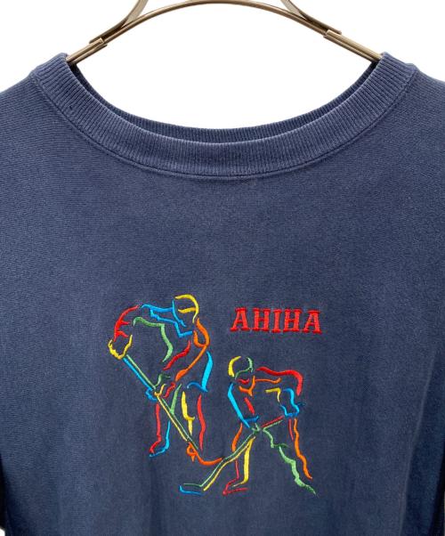 Champion（チャンピオン）Champion (チャンピオン) 90's 刺繍入りリバースウィーブスウェット ネイビー サイズ:XLの古着・服飾アイテム