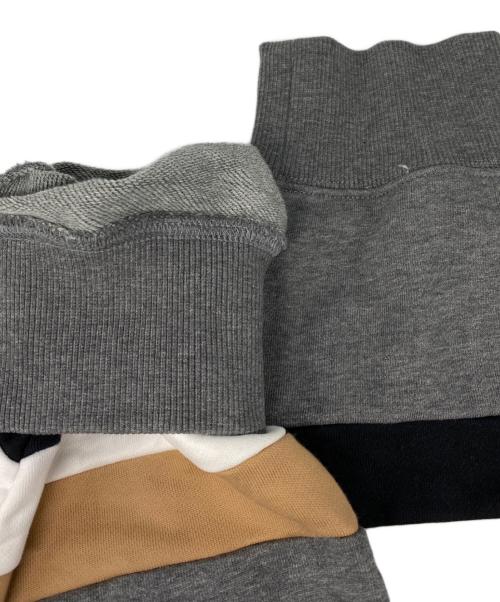 BOSS（ボス）BOSS (ボス) バイカラーパーカー グレー サイズ:XLの古着・服飾アイテム