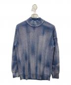BOSSボス）の古着「ハイネックニット」｜ブルー