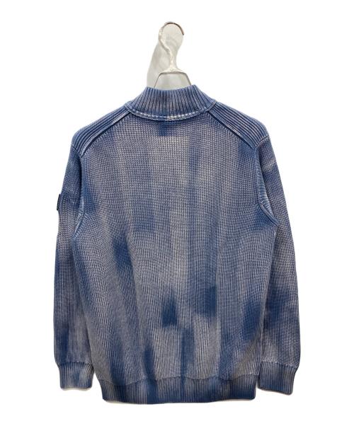 BOSS（ボス）BOSS (ボス) ハイネックニット ブルー サイズ:XLの古着・服飾アイテム