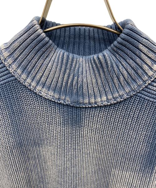 BOSS（ボス）BOSS (ボス) ハイネックニット ブルー サイズ:XLの古着・服飾アイテム