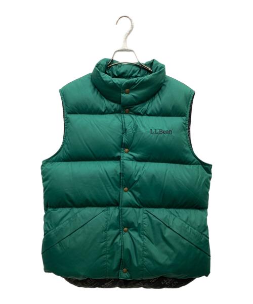 L.L.Bean（エルエルビーン）L.L.Bean (エルエルビーン) ダウンベスト グリーン サイズ:Lの古着・服飾アイテム