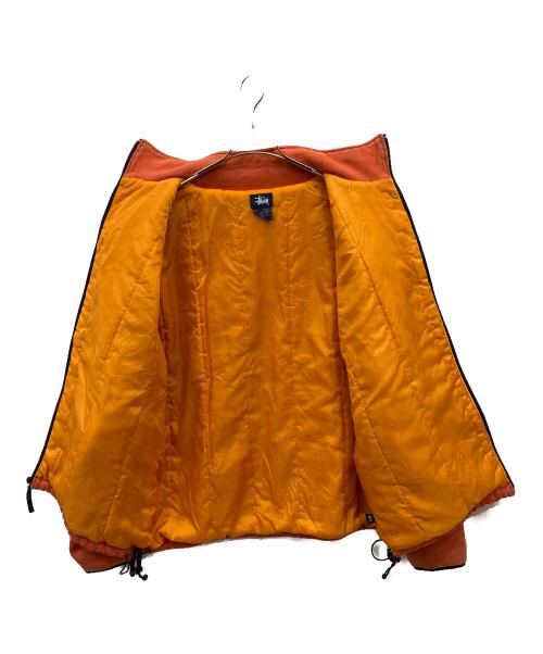 stussy（ステューシー）stussy (ステューシー) スウェット地ジップアップジャケット オレンジ サイズ:XLの古着・服飾アイテム