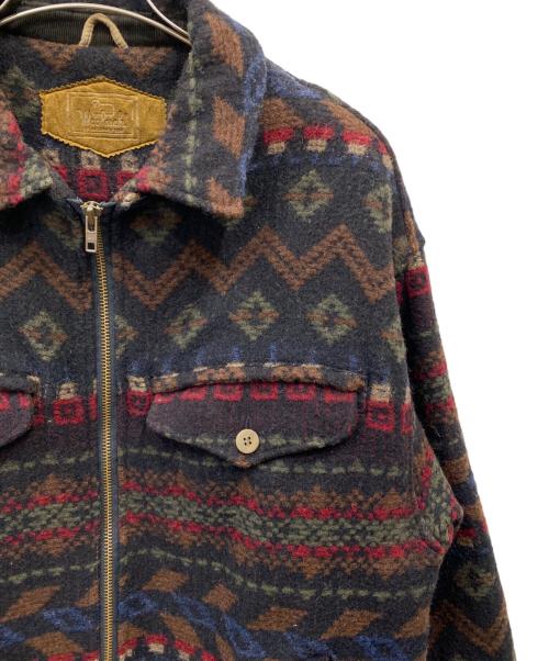 WOOLRICH（ウールリッチ）WOOLRICH (ウールリッチ) ジップジャケット ブラック サイズ:Lの古着・服飾アイテム