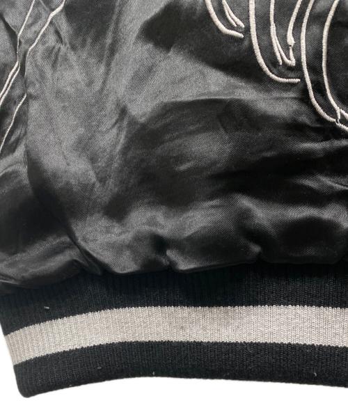 花旅楽団（ハナタビガクダン）花旅楽団 (ハナタビガクダン) リバーシブルスタジャン ブラック サイズ:Mの古着・服飾アイテム