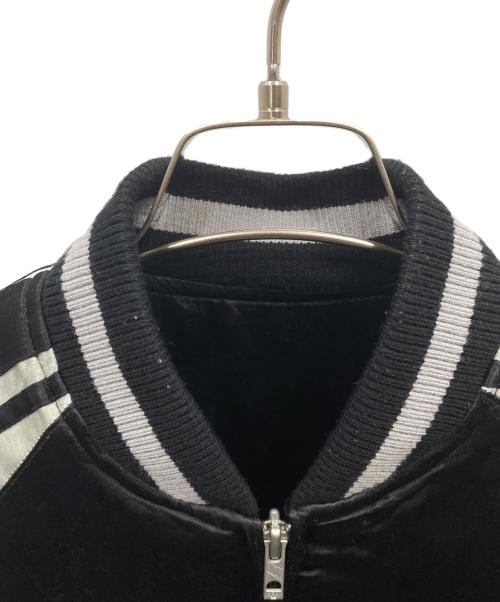 花旅楽団（ハナタビガクダン）花旅楽団 (ハナタビガクダン) リバーシブルスタジャン ブラック サイズ:Mの古着・服飾アイテム