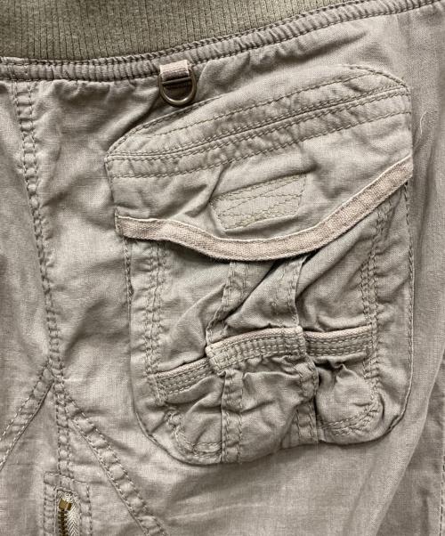 goa（ゴア）goa (ゴア) archive gimmick zipped skirt Y2K ベージュ サイズ:FREEの古着・服飾アイテム