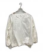 KAGUREカグレ）の古着「長袖ブラウス」｜ホワイト