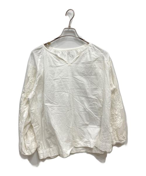 KAGURE（カグレ）KAGURE (カグレ) 長袖ブラウス ホワイト サイズ:FREEの古着・服飾アイテム
