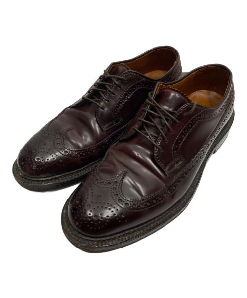 Alden（オールデン）Alden (オールデン) コードバンウイングチップシューズ ブラウン サイズ:7　1/2Dの古着・服飾アイテム