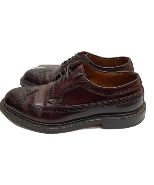 Alden（オールデン）Alden (オールデン) コードバンウイングチップシューズ ブラウン サイズ:7　1/2Dの古着・服飾アイテム