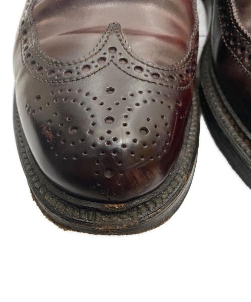 Alden（オールデン）Alden (オールデン) コードバンウイングチップシューズ ブラウン サイズ:7　1/2Dの古着・服飾アイテム