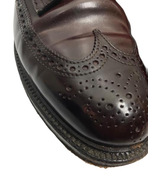 Alden（オールデン）Alden (オールデン) コードバンウイングチップシューズ ブラウン サイズ:7　1/2Dの古着・服飾アイテム