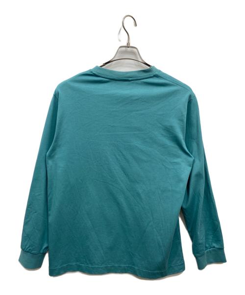 LACOSTE（ラコステ）LACOSTE (ラコステ) リラックスドフィットロングスリーブカットソー ブルー サイズ:Lの古着・服飾アイテム