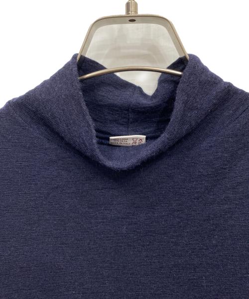 GICIPI（ジチピ）GICIPI (ジチピ) シルク混ハイネックニット ネイビー サイズ:5の古着・服飾アイテム