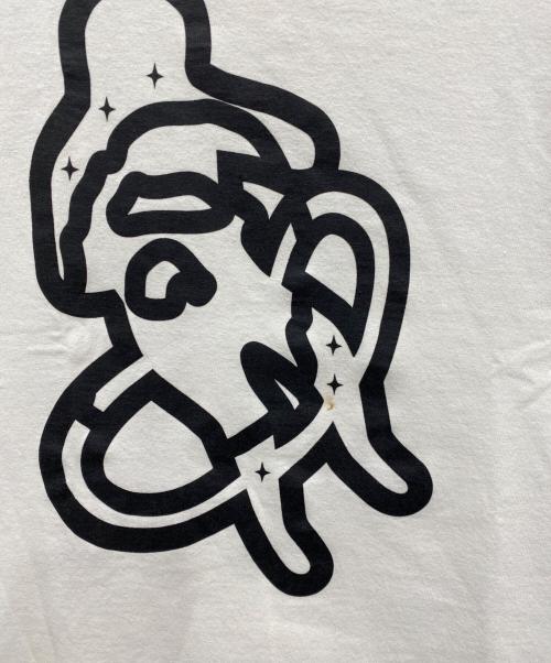 A BATHING APE（ア ベイシング エイプ）A BATHING APE (ア ベイシング エイプ) BILLIONAIRE BOYS CLUB (ビリオネアボーイズクラブ) プリントTシャツ ホワイト サイズ:Lの古着・服飾アイテム