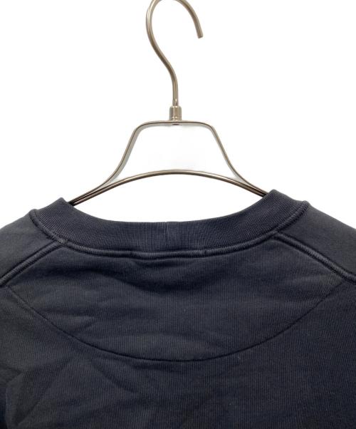 STONE ISLAND（ストーンアイランド）STONE ISLAND (ストーンアイランド) GARMENT DYED SWEATSHIRT ブラック サイズ:Lの古着・服飾アイテム
