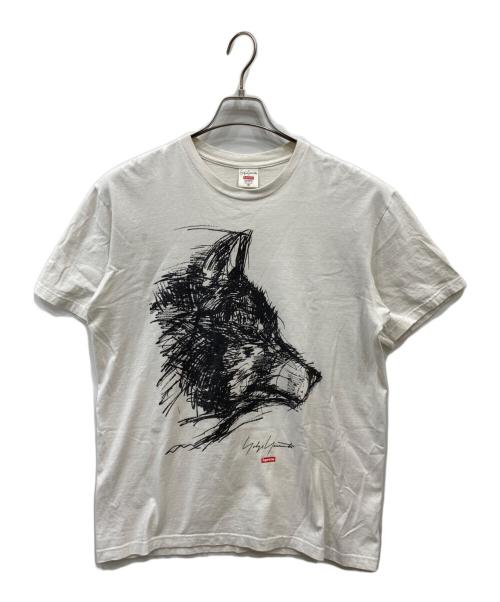 SUPREME（シュプリーム）Supreme (シュプリーム) YOHJI YAMAMOTO (ヨウジヤマモト) 20aw Scribble Wolf Tee ホワイト サイズ:Mの古着・服飾アイテム