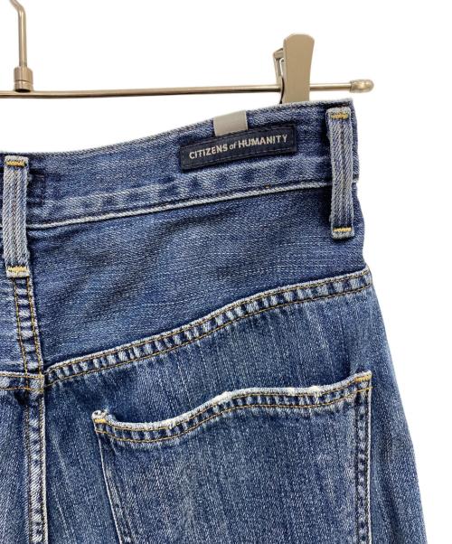 Citizens of humanity（シチズンズオブヒューマニティ）Citizens of humanity (シチズンズオブヒューマニティ) ワイドデニムパンツ インディゴ サイズ:25の古着・服飾アイテム