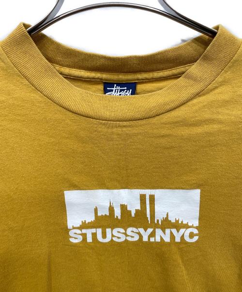 stussy（ステューシー）stussy (ステューシー) 90’s～ プリントTシャツ イエロー サイズ:Mの古着・服飾アイテム