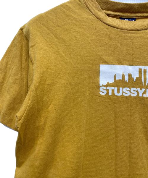 stussy（ステューシー）stussy (ステューシー) 90’s～ プリントTシャツ イエロー サイズ:Mの古着・服飾アイテム