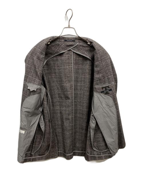 TAGLIATORE（タリアトーレ）TAGLIATORE (タリアトーレ) 段返り3Bテーラードジャケット ブラウン サイズ:54の古着・服飾アイテム
