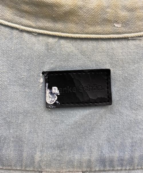 DANKE SCHON（ダンケ シェーン）Danke schon (ダンケ シェーン) 比翼シャツ ブルー サイズ:FREEの古着・服飾アイテム