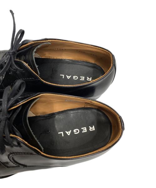 REGAL（リーガル）REGAL (リーガル) スクエアトゥレザーシューズ ブラック サイズ:26.5㎝の古着・服飾アイテム