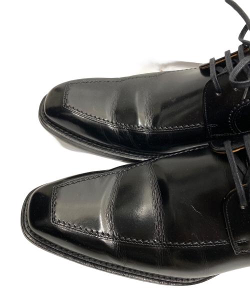 REGAL（リーガル）REGAL (リーガル) スクエアトゥレザーシューズ ブラック サイズ:26.5㎝の古着・服飾アイテム