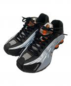 NIKEナイキ）の古着「SHOX R4 BLUE TINT/METALLIC SILVER-TOTAL ORANGE」｜ブルー