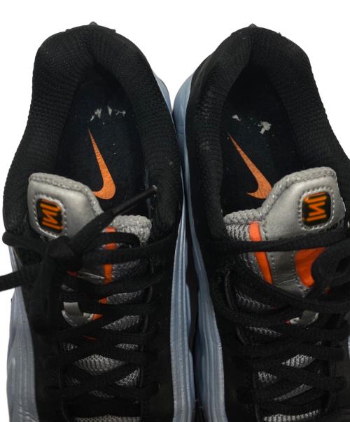NIKE（ナイキ）NIKE (ナイキ) SHOX R4 BLUE TINT/METALLIC SILVER-TOTAL ORANGE ブルー サイズ:24㎝の古着・服飾アイテム