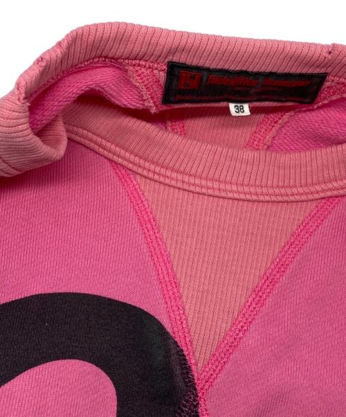 EVISU（エヴィス）EVISU (エヴィス) 両Vカモメプリントスウェット ピンク サイズ:38の古着・服飾アイテム