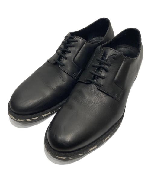 JIMMY CHOO（ジミーチュウ）JIMMY CHOO (ジミーチュウ) プレーントゥレザーシューズ ブラック サイズ:42の古着・服飾アイテム