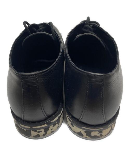 JIMMY CHOO（ジミーチュウ）JIMMY CHOO (ジミーチュウ) プレーントゥレザーシューズ ブラック サイズ:42の古着・服飾アイテム