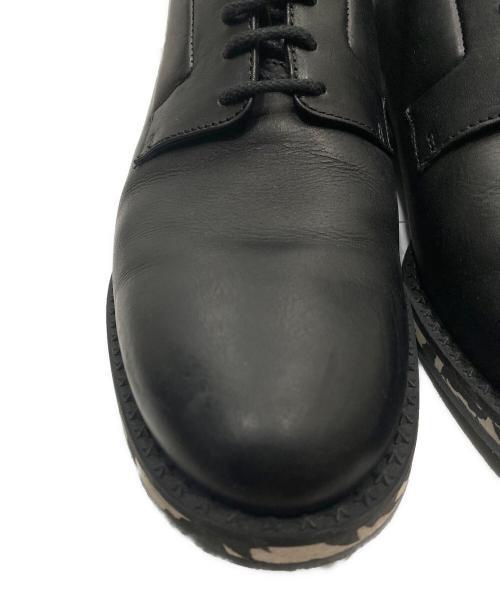 JIMMY CHOO（ジミーチュウ）JIMMY CHOO (ジミーチュウ) プレーントゥレザーシューズ ブラック サイズ:42の古着・服飾アイテム