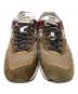 中古・古着 NEW BALANCE (ニューバランス) ローカットスニーカー ブラウン サイズ:27㎝：7000円