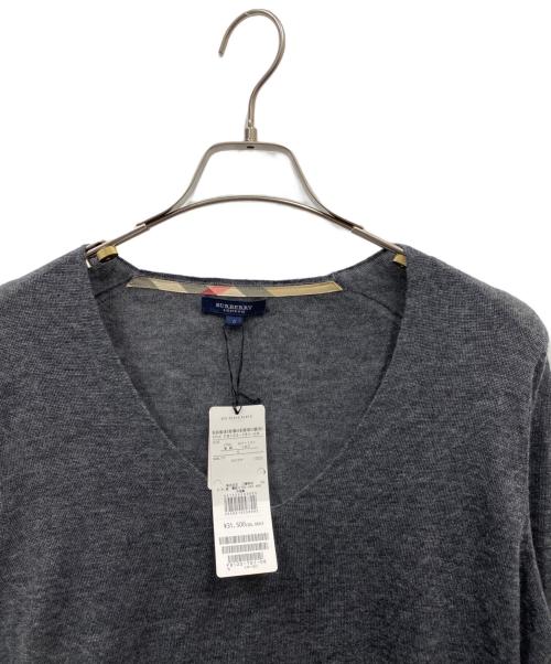 BURBERRY LONDON（バーバリーロンドン）BURBERRY LONDON (バーバリーロンドン) カシミヤニット グレー サイズ:5 未使用品の古着・服飾アイテム