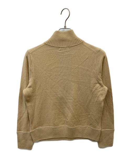 BURBERRY LONDON（バーバリーロンドン）BURBERRY LONDON (バーバリーロンドン) ジップニット ブラウン サイズ:4の古着・服飾アイテム