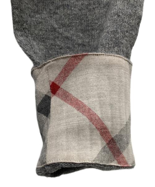 BURBERRY LONDON（バーバリーロンドン）BURBERRY LONDON (バーバリーロンドン) カシミヤ混ウールニット グレー サイズ:5 未使用品の古着・服飾アイテム