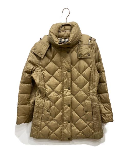 BURBERRY LONDON（バーバリーロンドン）BURBERRY LONDON (バーバリーロンドン) 裏ノバチェック柄ダウンコート ベージュ サイズ:44の古着・服飾アイテム