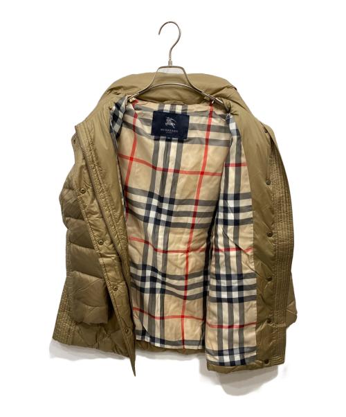 BURBERRY LONDON（バーバリーロンドン）BURBERRY LONDON (バーバリーロンドン) 裏ノバチェック柄ダウンコート ベージュ サイズ:44の古着・服飾アイテム