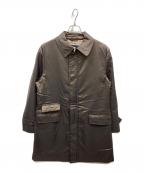 BURBERRY LONDONバーバリーロンドン）の古着「裏ノバチェック柄ナイロンコート」｜ブラウン