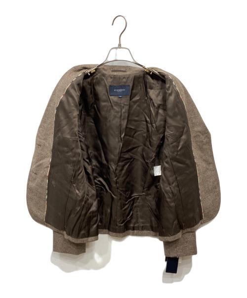 BURBERRY LONDON（バーバリーロンドン）BURBERRY LONDON (バーバリーロンドン) 2Bカシミヤ混テーラードジャケット ブラウン サイズ:46の古着・服飾アイテム